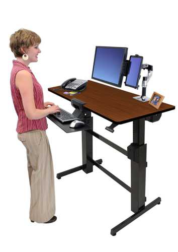 Ergotron Workfit-D Sit Stand Desk Review